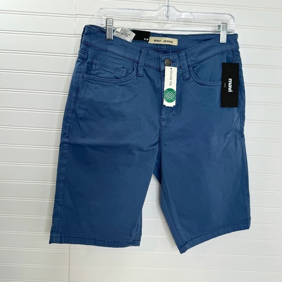 NEW Mavi John Flat Front Shorts W31 L11 - Picture 1 of 8